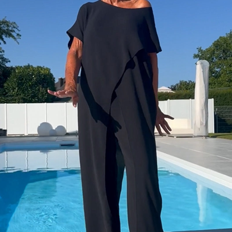 Gabbie™ Elegant Off-the-Shoulder Two-Piece Set
