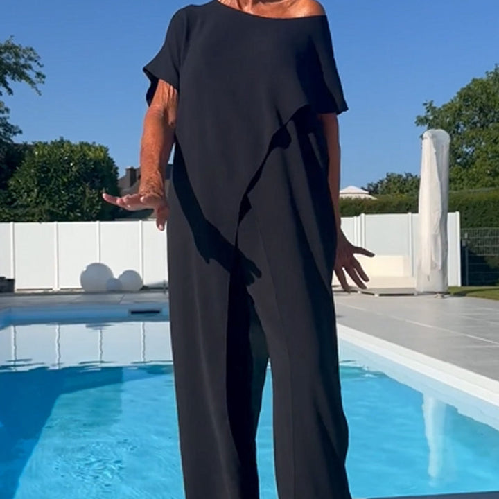 Gabbie™ Elegant Off-the-Shoulder Two-Piece Set
