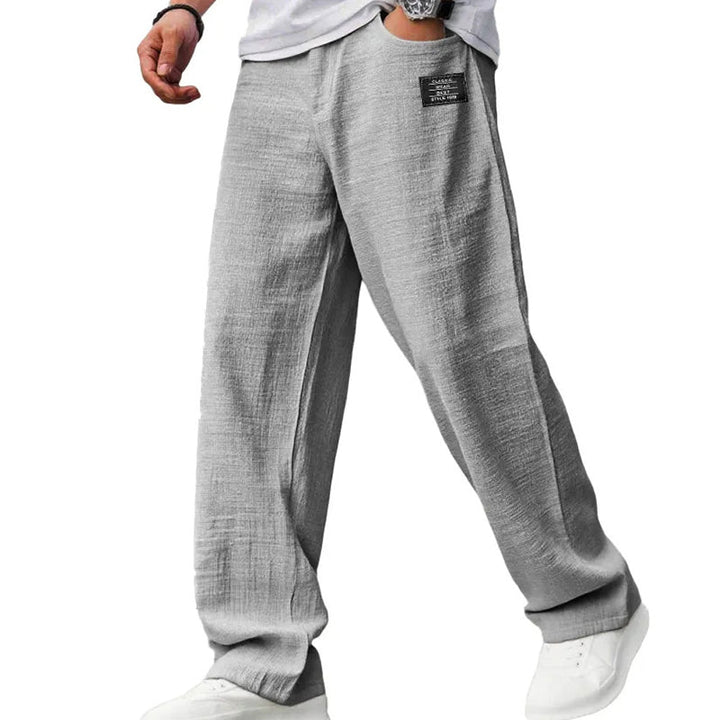 Mode Lumiére™ | Men's Breathable Straight-Leg Trousers