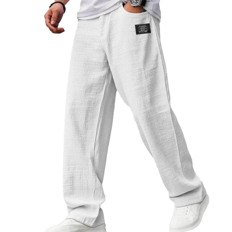 Mode Lumiére™ | Men's Breathable Straight-Leg Trousers