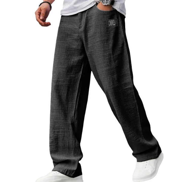 Mode Lumiére™ | Men's Breathable Straight-Leg Trousers