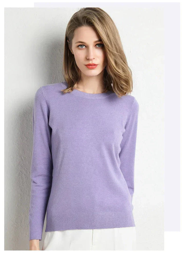 Mode Lumiére™| Essential comfortable wool sweater