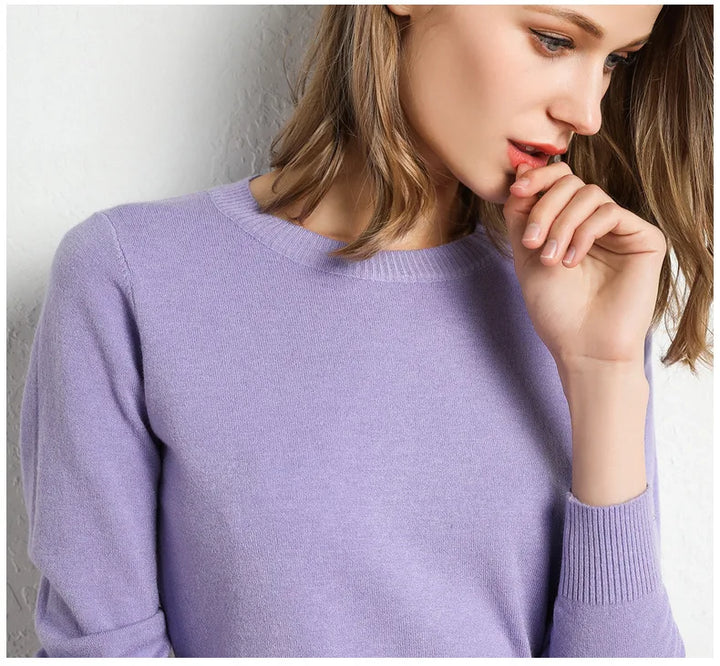 Mode Lumiére™| Essential comfortable wool sweater