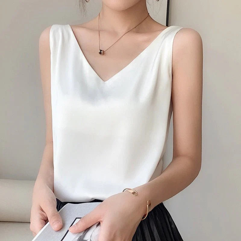Mode Lumiére™ | Women's Soft Silk Camisole