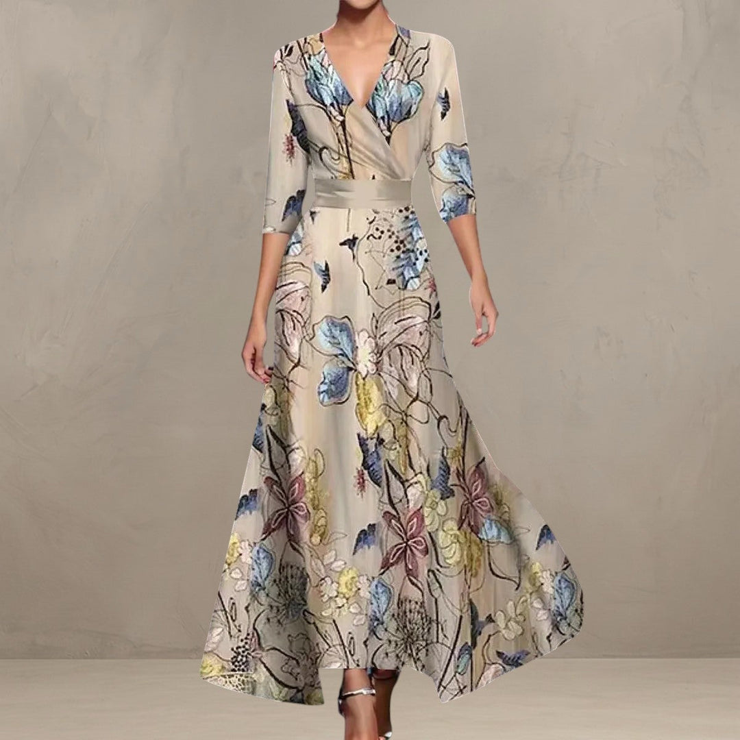 Light Mode | CHIC DRESS WITH FLORAL PRINT