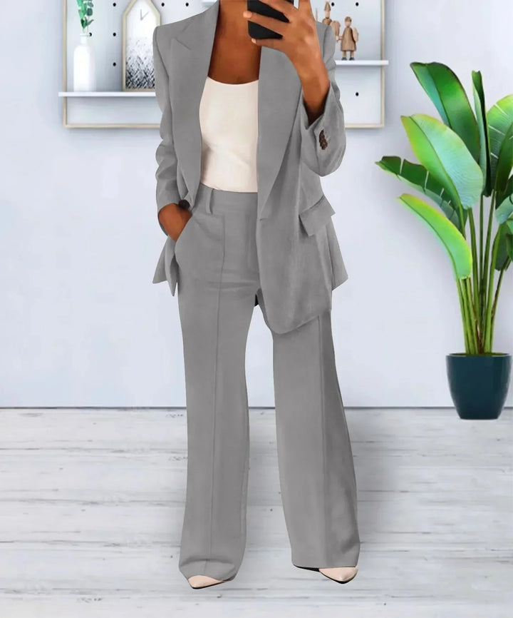 Camille | Blazer and wide-leg trousers set