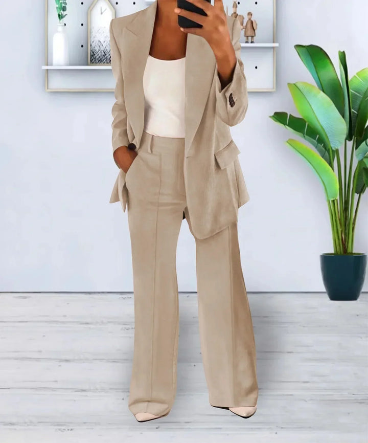 Camille | Blazer and wide-leg trousers set