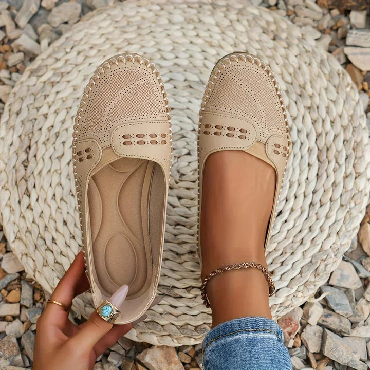 Renée | Perforated Loafer with Memory Foam Sole